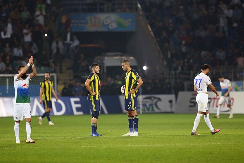 Çaykur Rizespor Fenerbahçe’yi 3 golle geçti