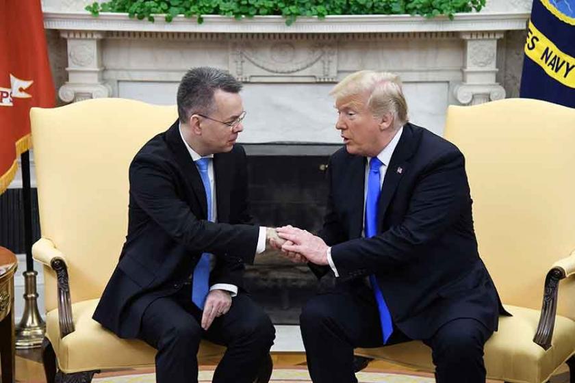 Trump, Brunson'la görüştü: 'Serbest kalmazsa çok kötü olacak' dedik