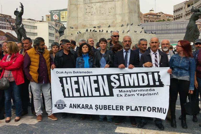 KESK: Ayın sonu emekçiler için gelmiyor, zamlar geri çekilsin