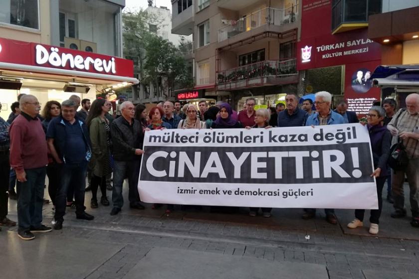 İzmir Emek ve Demokrasi Güçleri: Mülteci ölümleri kaza değil cinayet!