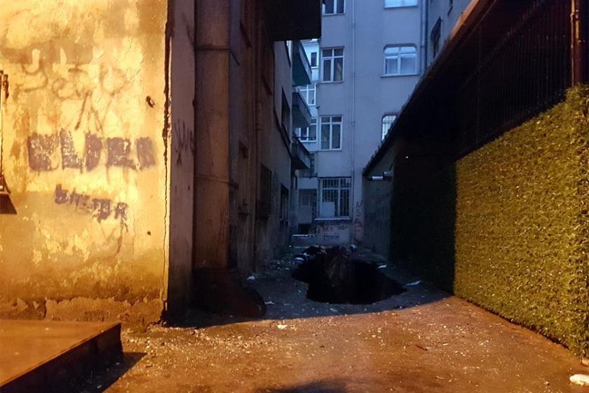 Güngören'de 6 katlı bina boşaltıldı