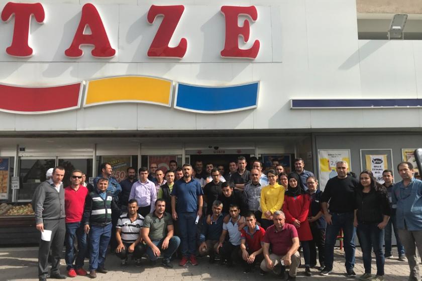 Konkordato ile mağdur edilen Taze Market işçilerinden imza kampanyası