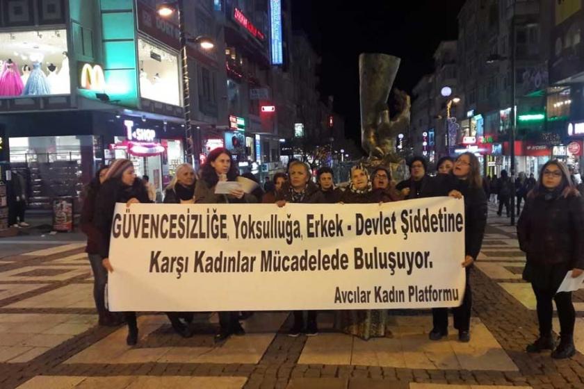 Avcılar'da kadınlar 25 Kasım'a çağrı yaptı