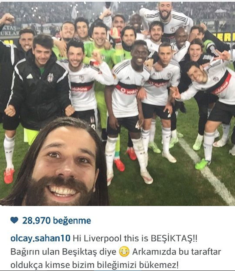 Beşiktaş'tan zafer selfiesi