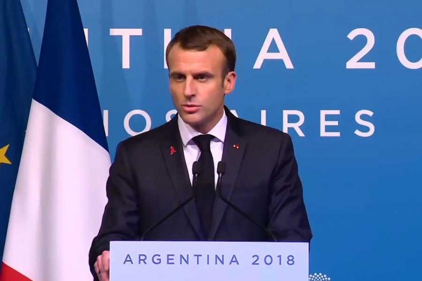 Macron 'Sarı Yelekliler’i hedef aldı: OHAL ilan edilebilir