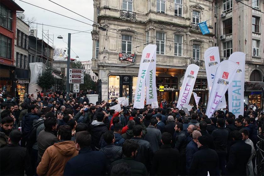 Saadet Partililerin yürüyüşü polislerce engellendi
