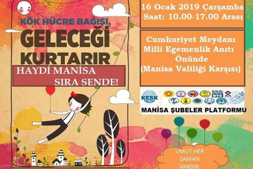 Manisa’da Öykü Arin için kök hücre kampanyası