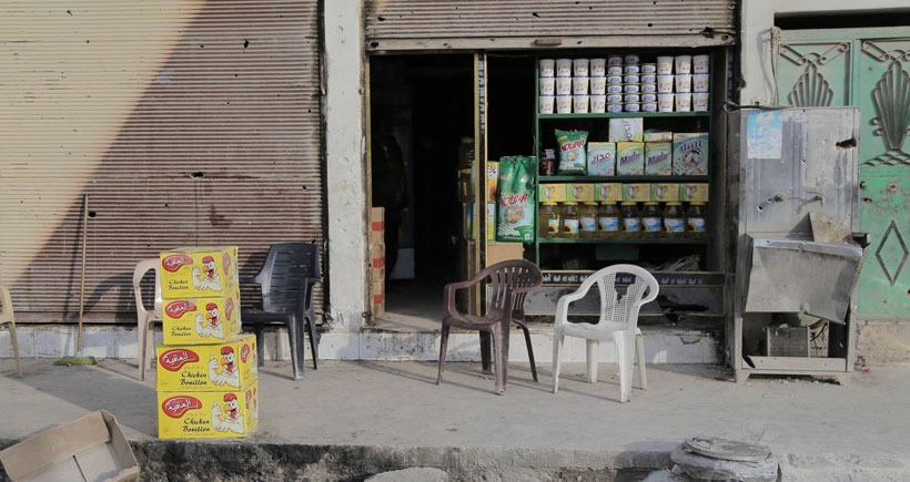 Kobanê'de ilk market açıldı