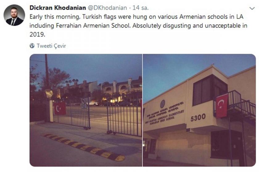 Ermeni okullarına asılan Türkiye bayrakları ile ilgili soruşturma
