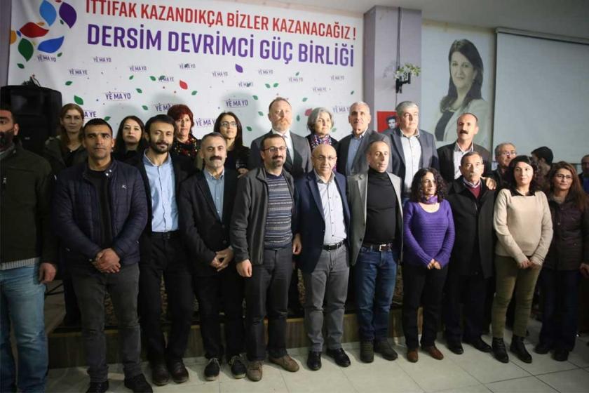 Dersim Devrimci Güç Birliği, belediye başkan adaylarını açıkladı