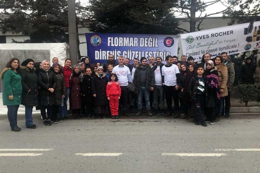 Emeklilikte yaşa takılanlar Flormar işçilerini ziyaret etti