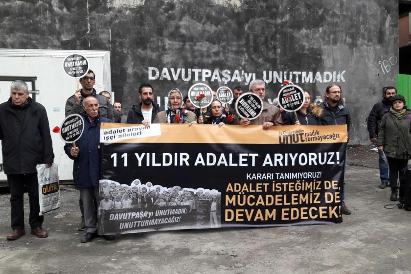 Adalet arayan işçi aileleri: Davutpaşa’nın sorumluları yargılansın