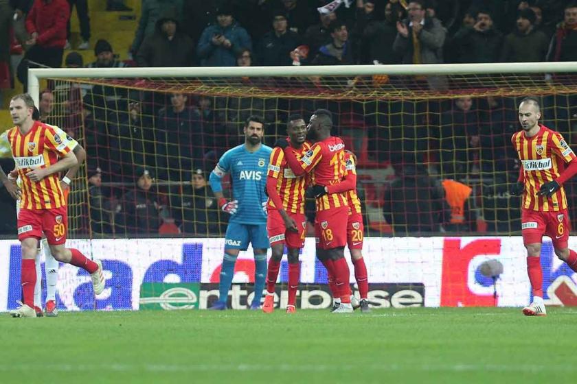 Kayserispor, Fenerbahçe karşısında tek golle 3 puana uzandı: 1-0