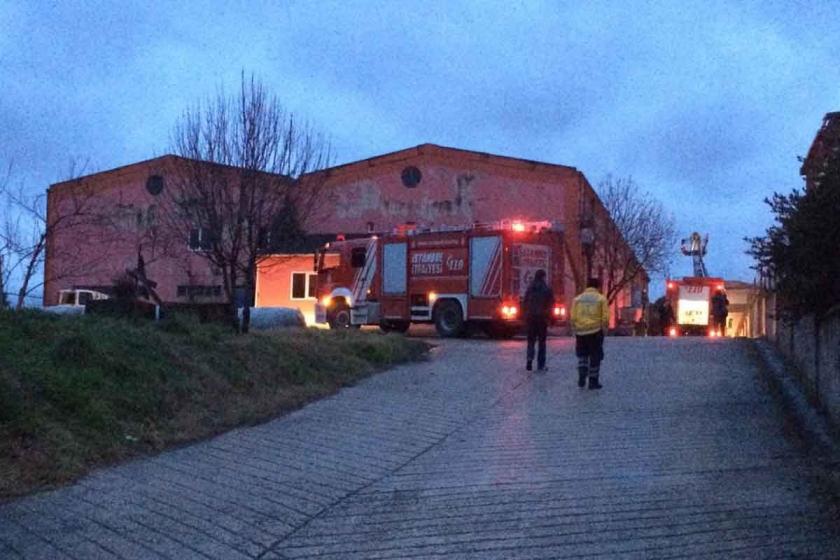 Tuzla'da fabrika yangını