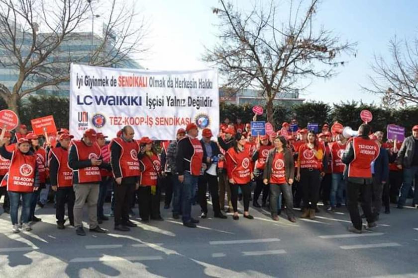 Tez Koop-İş örgütlenme çalışmalarında uğradıkları baskıları protesto edecek