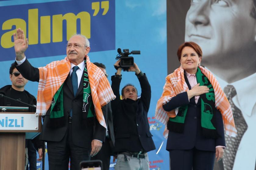 Kılıçdaroğlu ve Akşener, ilk ortak mitinglerini Denizli'de yaptı