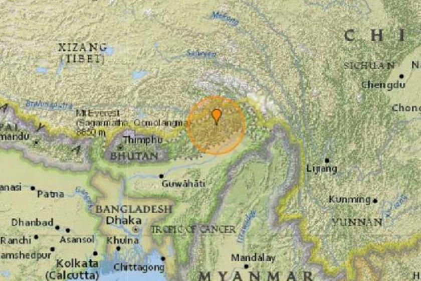 Hindistan'da 6,1 büyüklüğünde deprem meydana geldi