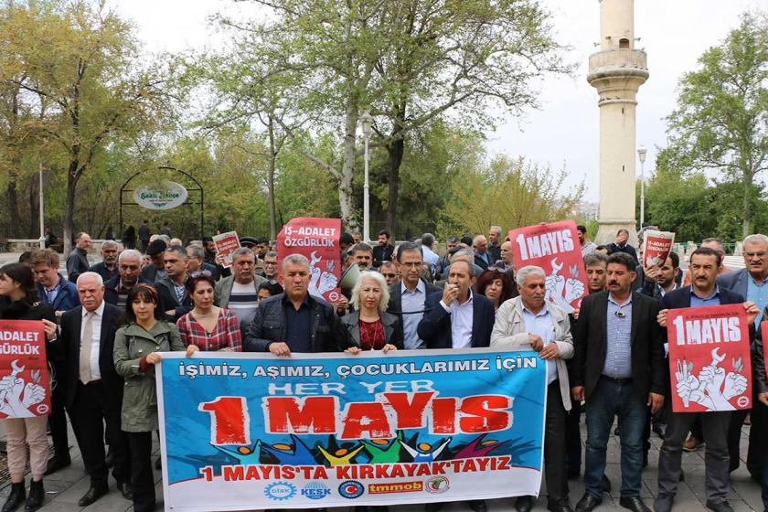 Antep'te 1 Mayıs çağrısı: İşimizi, ekmeğimizi, hakkımızı savunmak için