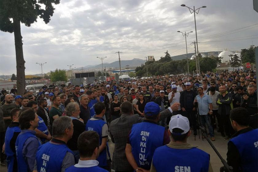 Kırıkkale TÜPRAŞ işçileri fabrikayı terk etmeme eylemini sürdürüyor