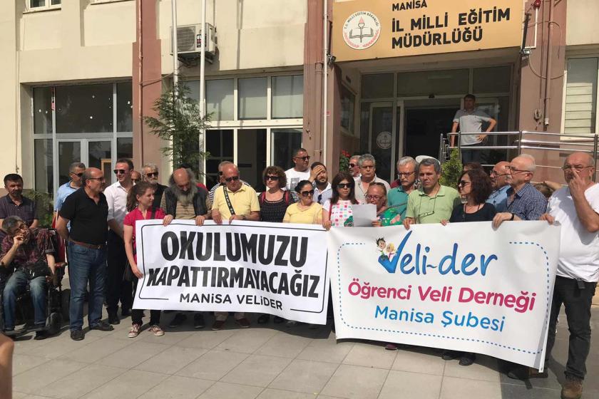 Manisalı eğitim emekçileri ve veliler: Okulumuza dokunmayın