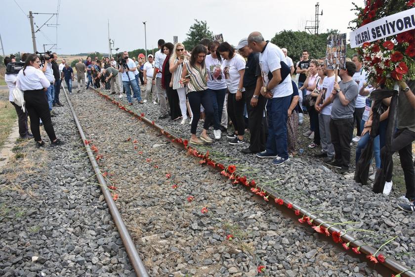 Çorlu tren katliamında hayatını kaybedenler anıldı