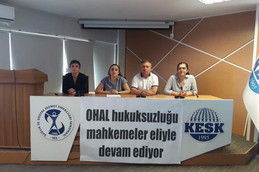 SES: OHAL hukuksuzluğu, mehkemelerle devam ediyor