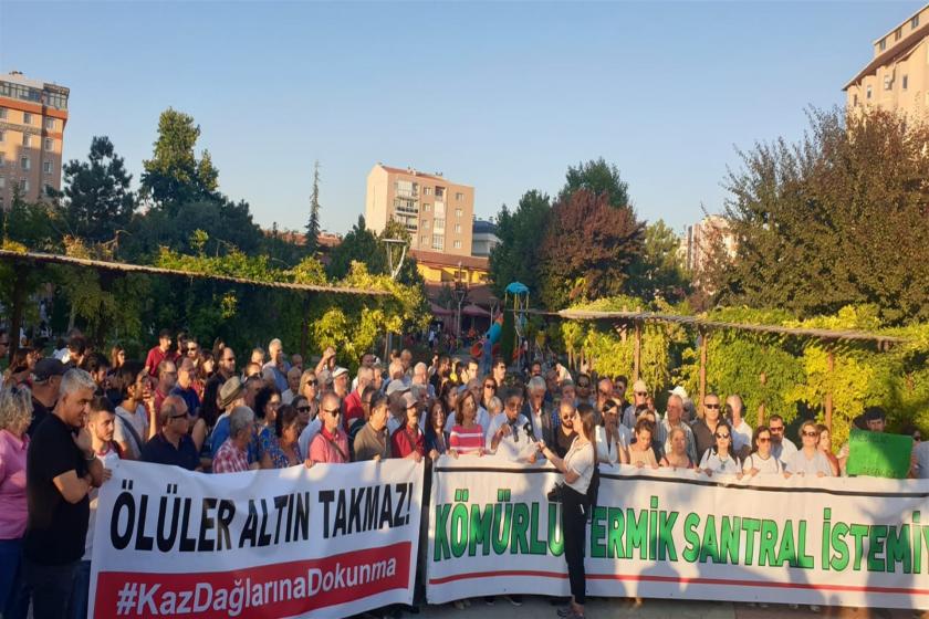 Eskişehir'de termik santral projelerine karşı eylem: Ölüler altın takamaz