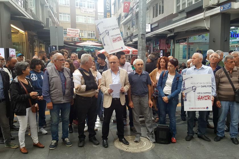 Samsun’da su zammı protestosu: Zamlar geri alınsın