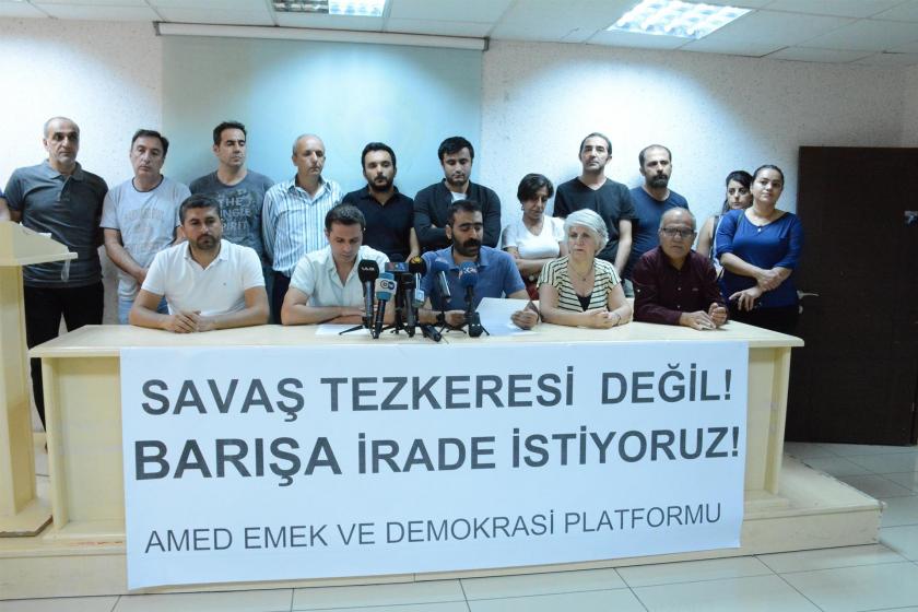 Diyarbakır Emek ve Demokrasi Platformu: Savaşa karşı barışı savunmaya davet ediyoruz