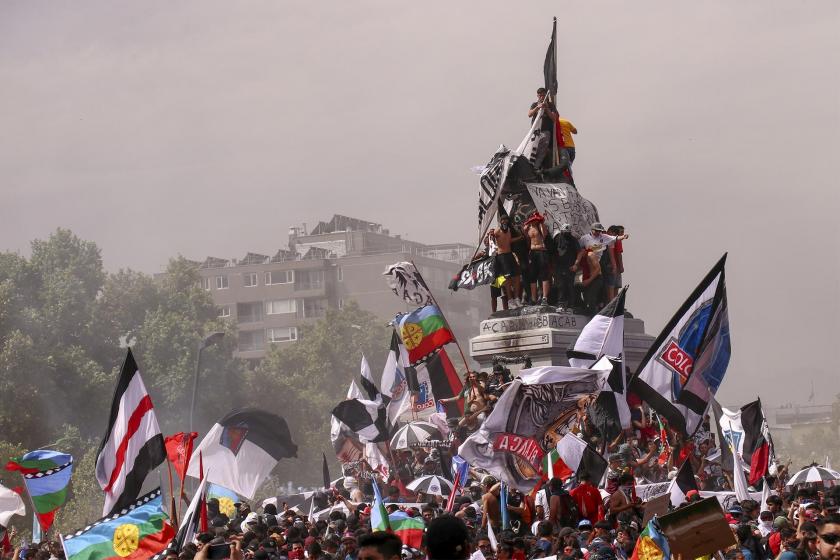 Protests in Chile.