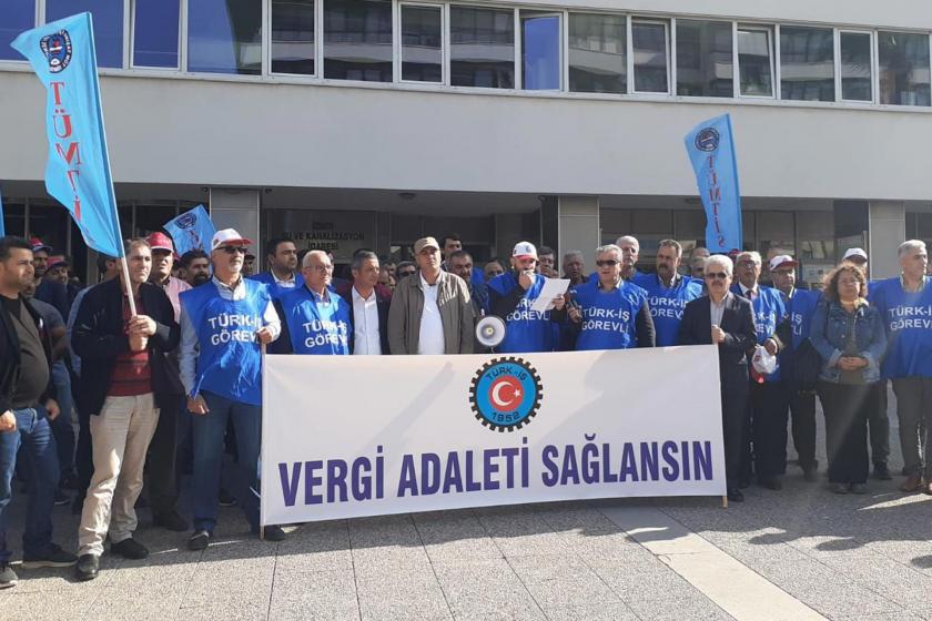 Türk-İş illerde yaptığı eylemlerle "vergide adalet" talep etti