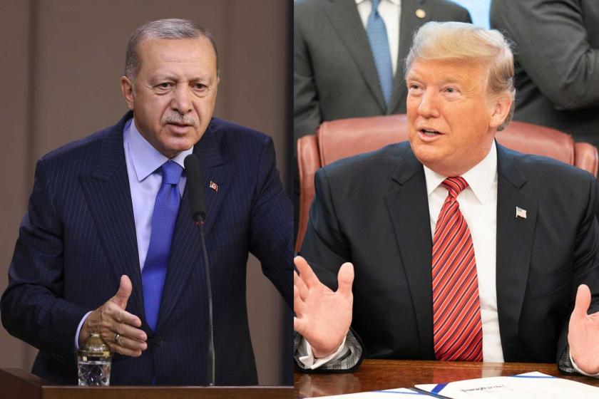 Cumhurbaşkanı Tayyip Erdoğan (solda) | ABD Başkanı Donald Trump (sağda)