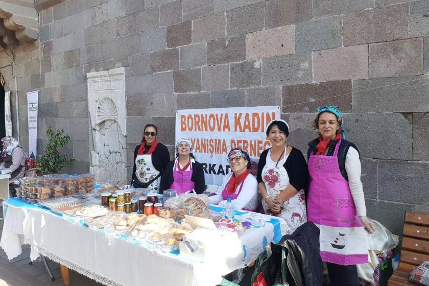 BORKAD ve Yelçevko Derneği üyesi kadınlar