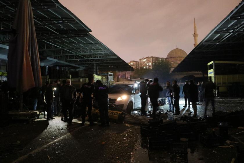 Bağlar'da meyve halinde meydana gelen patlama.