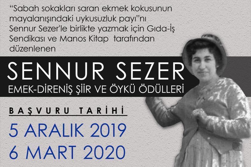 Sennur Sezer Emek-Direniş Şiir ve Öykü Ödülleri afişi