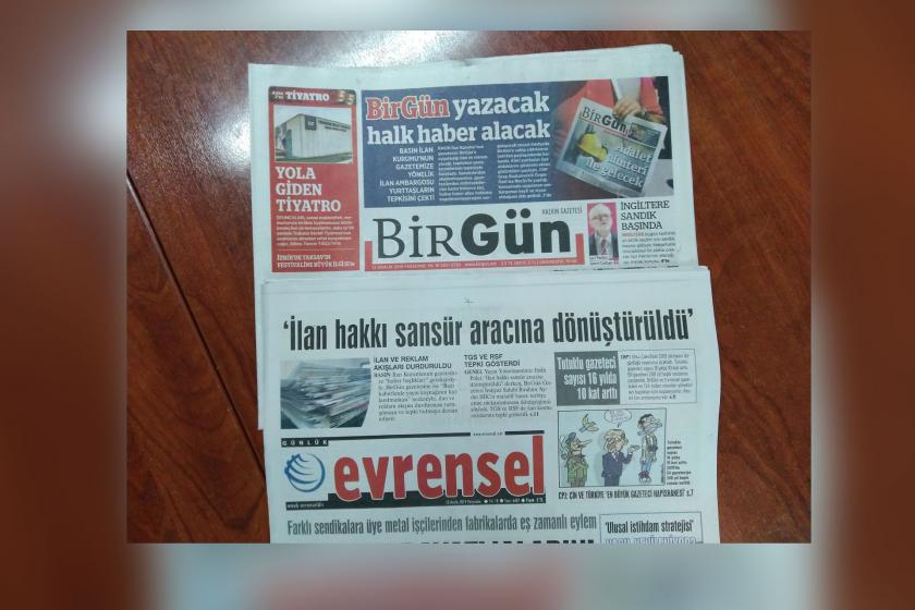 BirGün ve Evrensel gazetesi