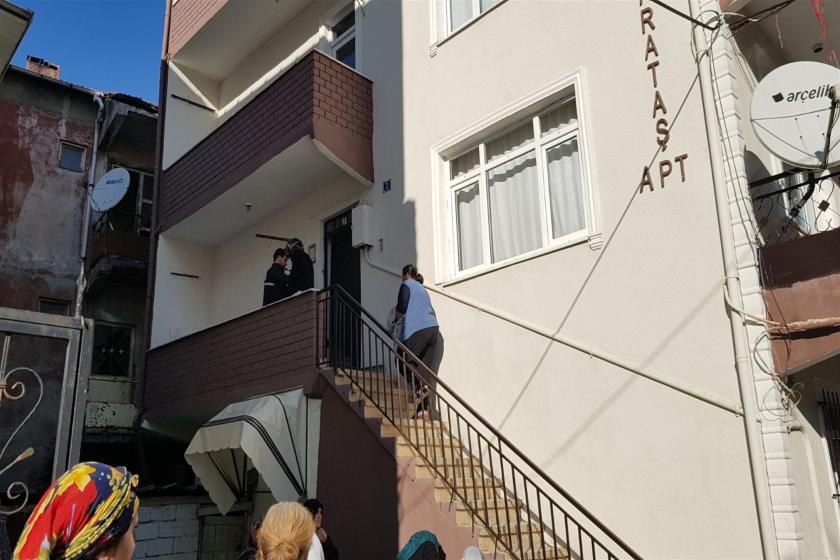 Derince'de Binnet Simit'in yaşadığı apartman 