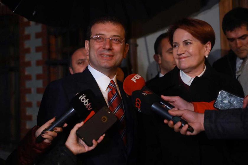 Ekrem İmamoğlu ve Meral Akşener 