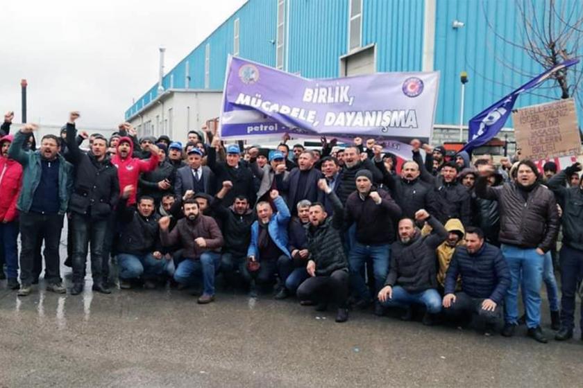 Trelleborg'da grevci işçiler