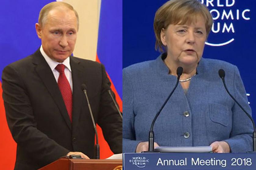 Putin ve Merkel