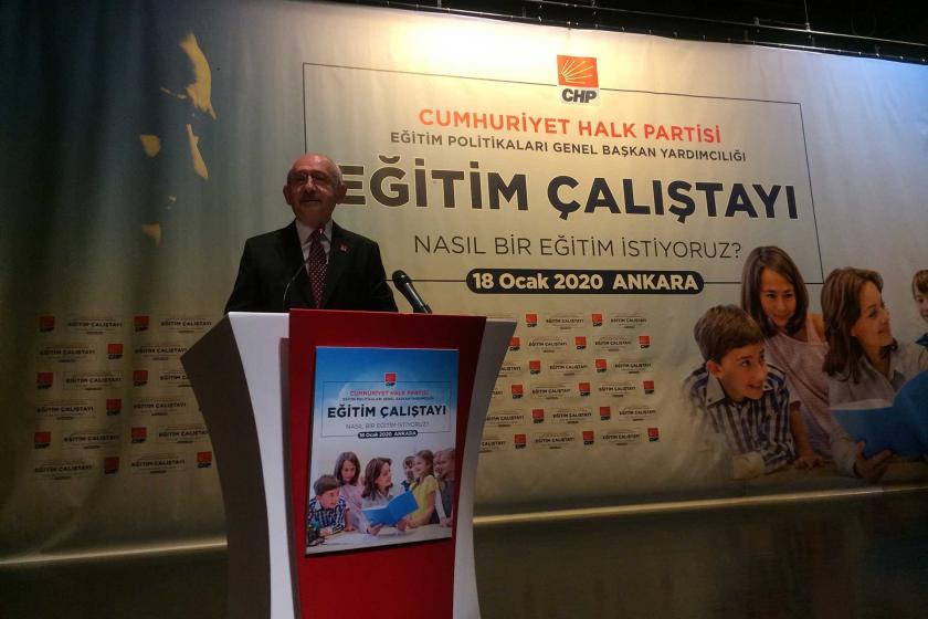 Kemal Kılıçdaroğlu'nun katıldığı eğitim çalıştayı