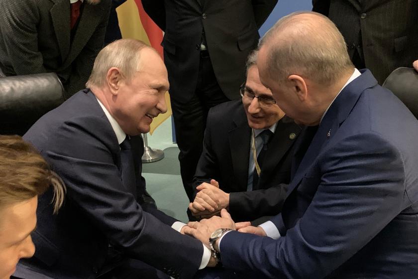 Putin (solda) ve Erdoğan (sağda)