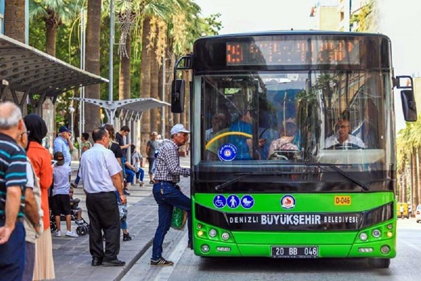 Denizli'deki toplu taşıma aracı