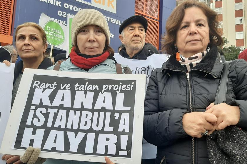 Ya Kanal Ya İstanbul Koordinasyonunun basın açıklaması