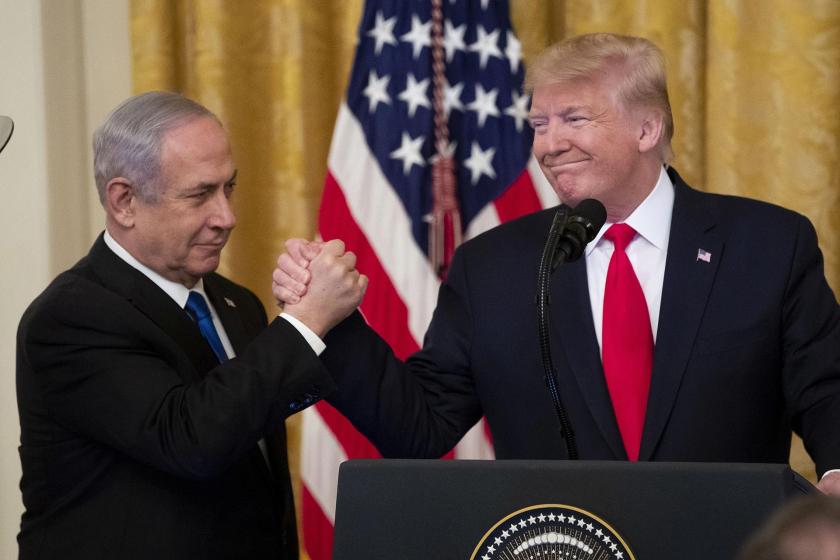 Donald Trump ve Benyamin Netanyahu 