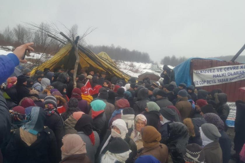 Ordu İlküvez’de halk çöp tesisine karşı direniyor