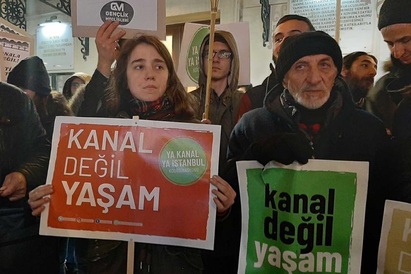 Kanal İstanbul'a karşı insan zinciri