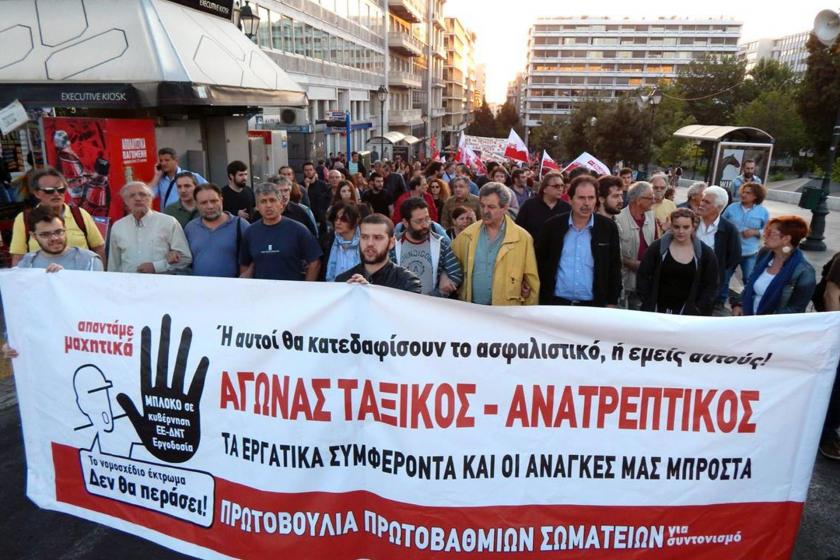 Yunanistan’da genel grev: Sosyal Güvenlik Yasasına karşı işçiler hayatı durdurdu