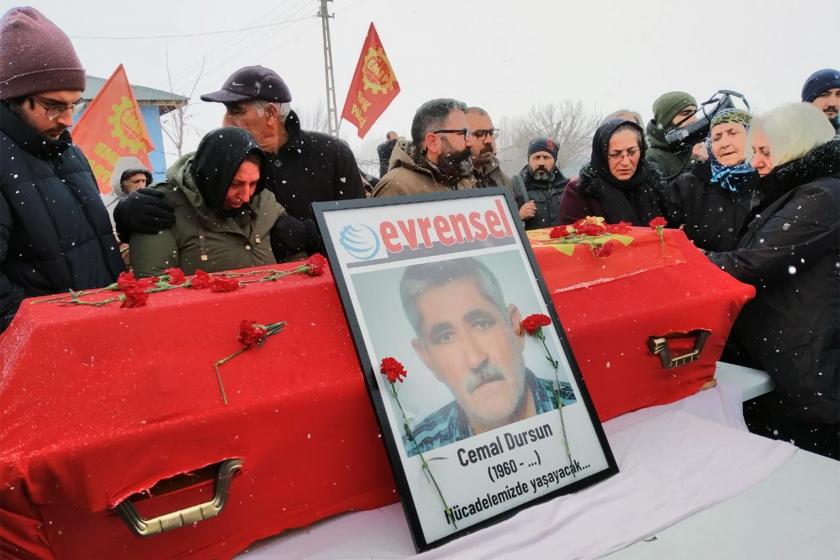 Hayatını kaybeden çalışma arkadaşımız Cemal Dursun memleketinde toprağa verildi