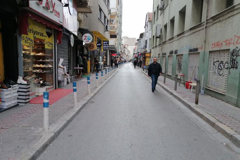 Alsancak  Bornova Sokağı araç trafiğine kapalı.